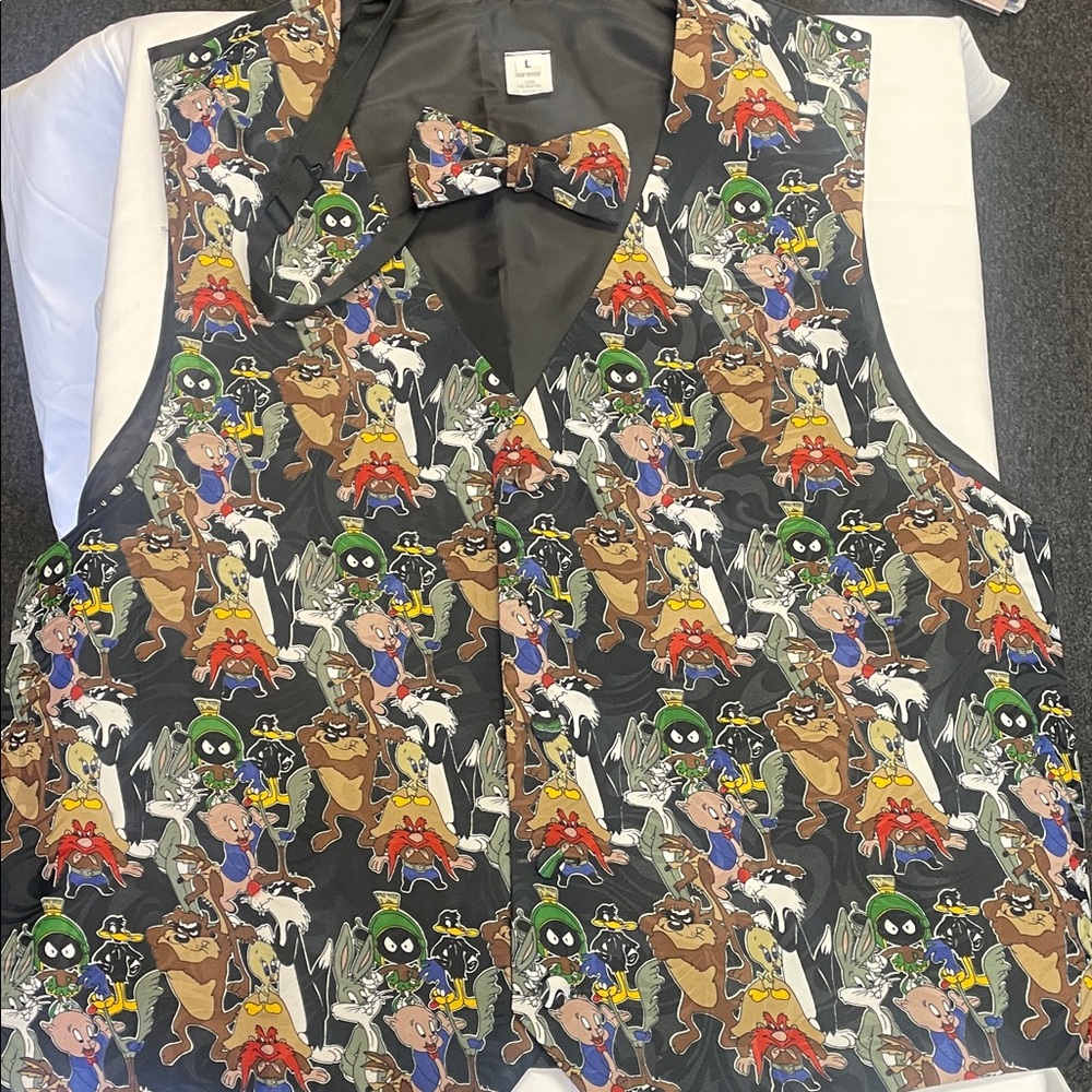 Cartoon Character Print Men's Vest
